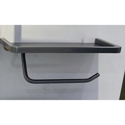 Бумагодержатель с полкой Minotti Unico Gun Metal