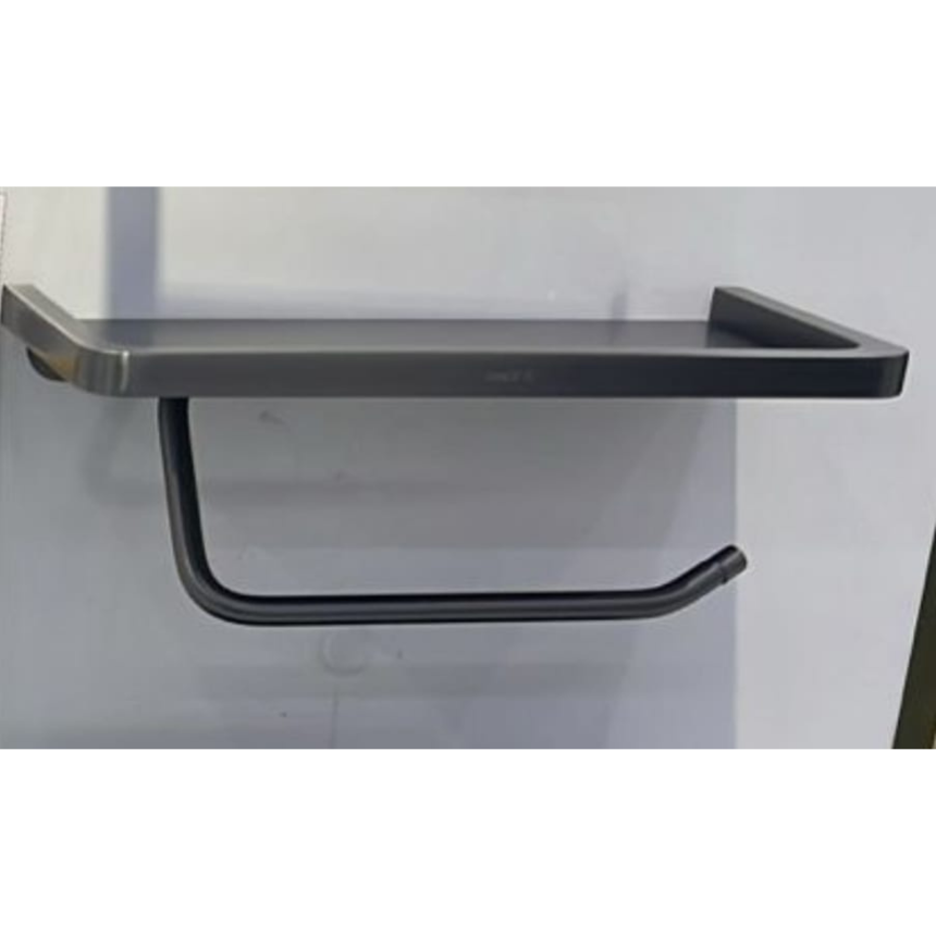 Бумагодержатель с полкой Minotti Unico Gun Metal