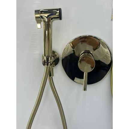 Гигиенический душ со смесителем Minotti Unico champange gold