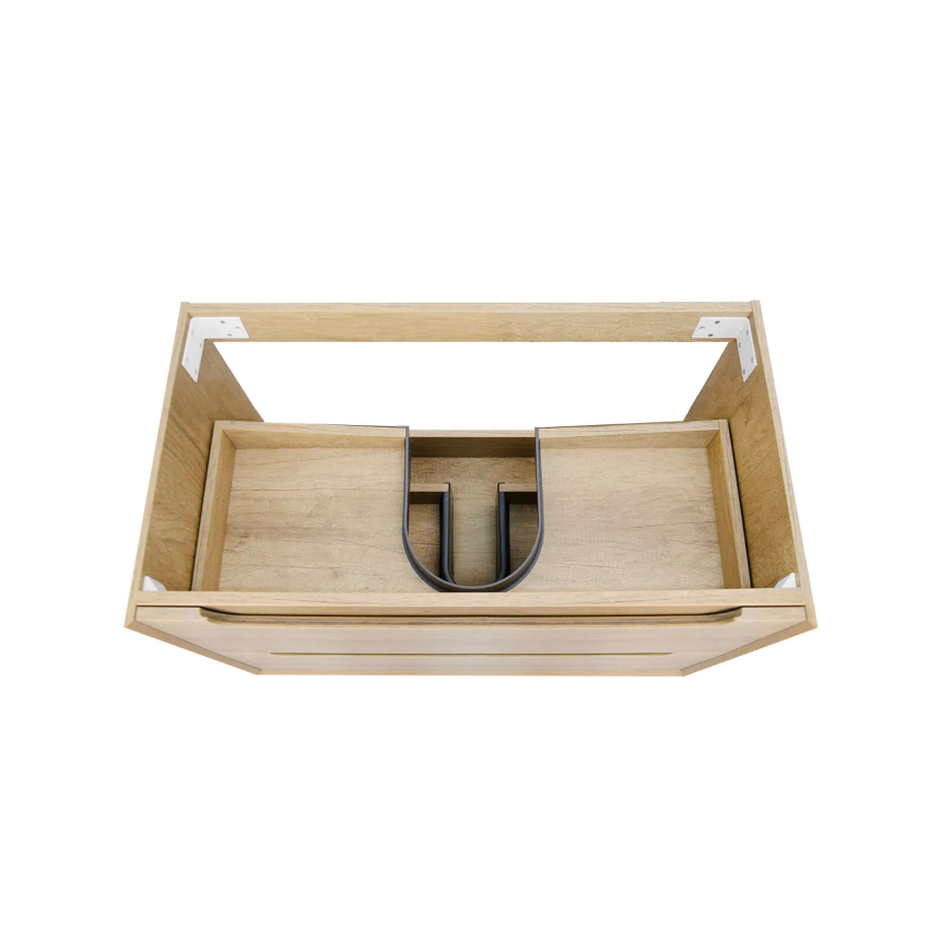 Тумба для ванной комнаты в комплекте со столешницей и раковиной Minotti Nature 75см