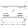 41056000 Держатель для полотенца/полочки GROHE Selection, 600 мм, хром