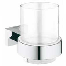 40755001 GROHE Essentials Cube Стеклянный стакан с держателем