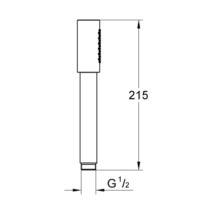 26465GN0 Ручной душ GROHE Sena Stick, холодный рассвет, матовый
