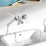 19381000 *Внешняя часть смесителя для раковины GROHE Eurosmart Cosmopolitan, на два отверстия, хром