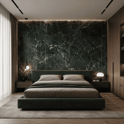 Керамогранит VERDE ST DENIS lucidato shiny 1500x3000