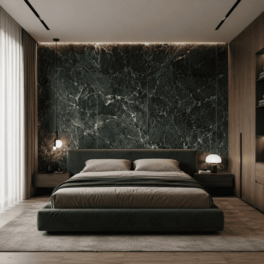 Керамогранит VERDE ST DENIS lucidato shiny 1500x3000