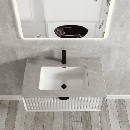 Тумба для ванной комнаты в комплекте с раковиной Minotti Diamond 80см