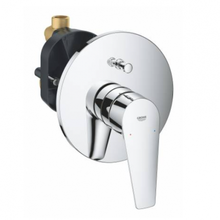 29079001 *Смеситель для ванны скрытого монтажа GROHE Bauedge, готовый комплект, хром