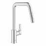 30619000 *Смеситель для мойки GROHE Eurosmart, U-образный излив, выдвижной, хром