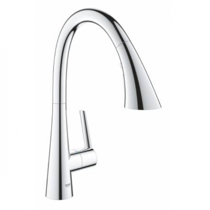 32294002 Смеситель для мойки GROHE Zedra с выдвижной лейкой, хром