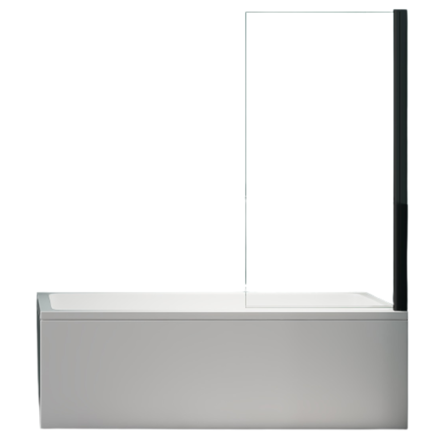 Шторка для ванны Minotti Vetro  1000*1400 black