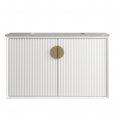 Тумба для ванной комнаты в комплекте с раковиной Minotti Bello 80см