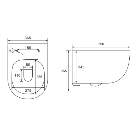 Унитаз подвесной Minotti Dante