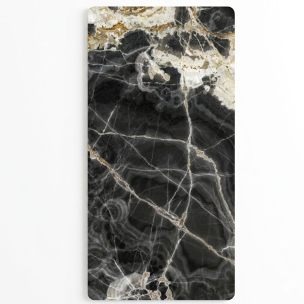 Керамогранит ONICE NERO lucidato shiny 1500x3000