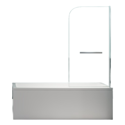 Шторка для ванны Minotti Classic с держателем 800*1400 chrome