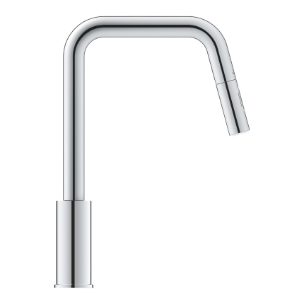 30619000 *Смеситель для мойки GROHE Eurosmart, U-образный излив, выдвижной, хром