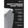 Подвесной Унитаз Minotti Premium Smart Toilet в комплекте с инсталляцией, клавишей смыва и пультом
