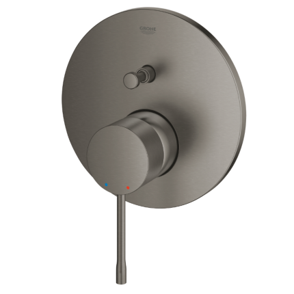 24167AL1 Внешняя часть смесителя для ванны GROHE Essence, 2 положения, темный графит матовый