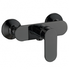 Смеситель для душа LUSSO Eco City Black с душевым шлангом и лейкой в комплекте