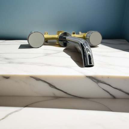 Смеситель для раковины скрытого монтажа на три отверстия Minotti Elegante Chrome