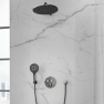 26066AL0 Верхний душ GROHE Rainshower с кронштейном, темный графит матовый