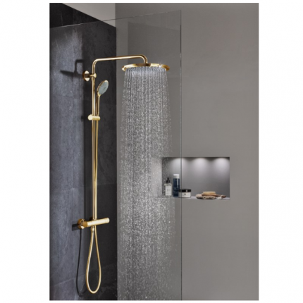 26075GL0 Душевая система GROHE Euphoria System 310 с термостатом, холодный рассвет глянец