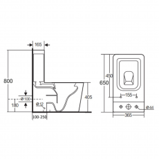 Унитаз-компакт Minotti Alto