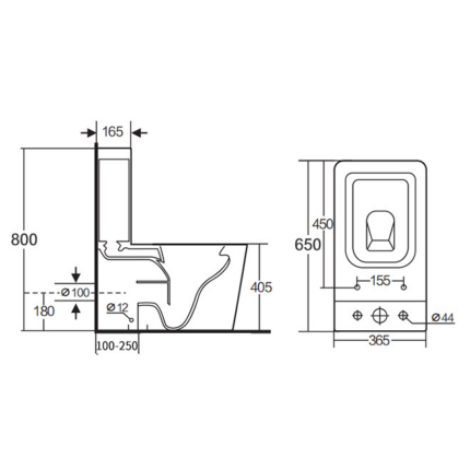 Унитаз-компакт Minotti Alto