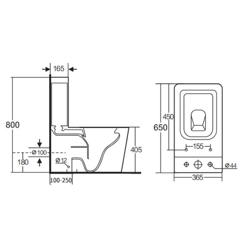 Унитаз-компакт Minotti Alto