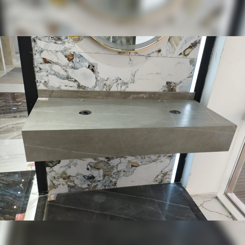 Столешница из искусственного камня LUSSO 120см grey matt