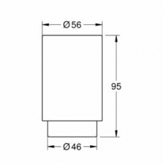 41029000 Стакан GROHE Selection, прозрачный белый