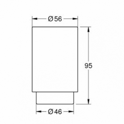 41029000 Стакан GROHE Selection, прозрачный белый