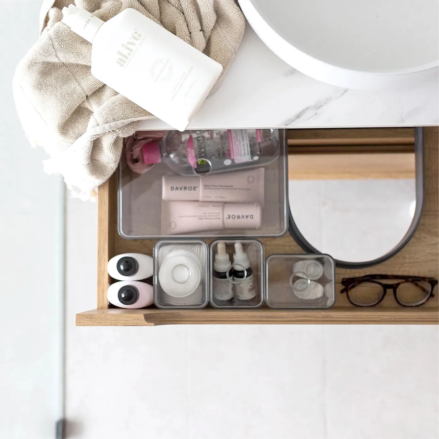 Тумба для ванной комнаты в комплекте со столешницей и раковиной Minotti Nature 75см