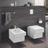 3924500H GROHE Cube Ceramic Унитаз подвесной, безободковая чаша, каскадный смыв,горизонтальный выпуск