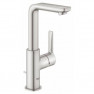 23296DC1 Смеситель для раковины GROHE Lineare New, с донным клапаном, высокий излив, суперсталь