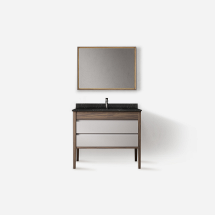 Тумба для ванной комнаты в комплекте с раковиной-столешницей Minotti Piano 100см