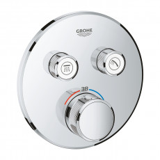 29119000 *Внешняя часть смесителя GROHE Grohtherm SmartControl на 2 выхода,хром