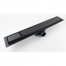 67104970 Душевой трап из нержавеющей стали SS304 боковой Asua armatur URBAN 600*70*67mm черн, стекло