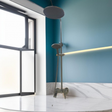 Душевая система c изливом для ванны Minotti Classic Gun Metal