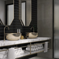 Керамическая плитка M75307H black glossy