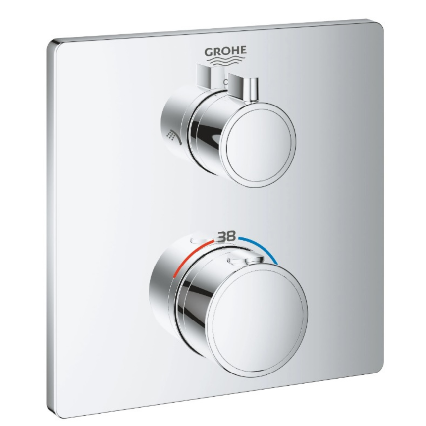 24079000 Внешняя часть смесителя для душа GROHE Grohtherm на 2 положения, хром