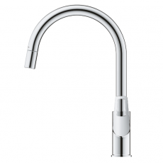 30543000 Смеситель для мойки GROHE BauLoop New с выдвижной лейкой, хром