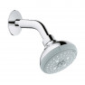 27870001 Верхний душ GROHE Tempesta New IV с кронштейном,  9,5 л/мин, хром