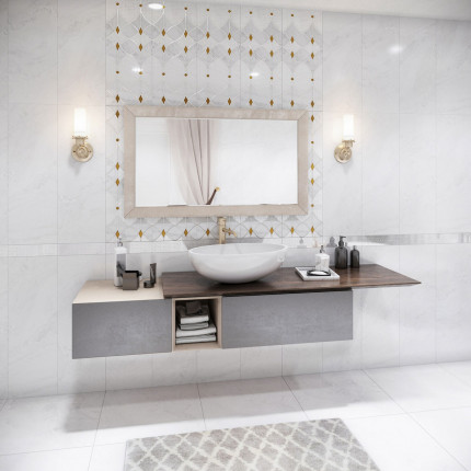 Constance grey light decor 02 Декор  300*900 РАСПРОДАЖА