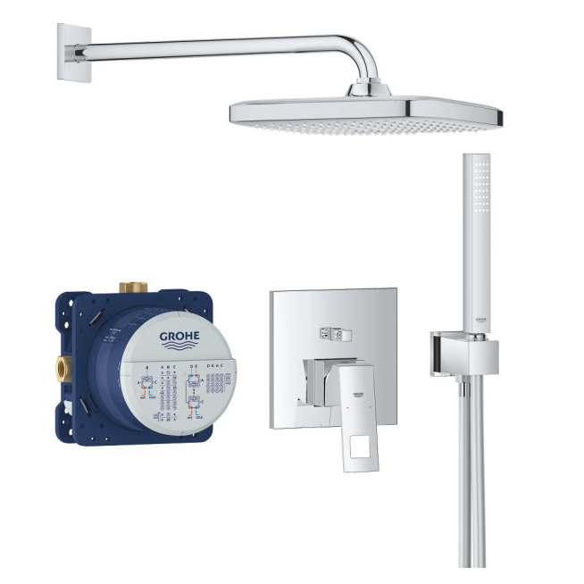 25239000 Набор для комплектации душа GROHE Eurocube 250, хром
