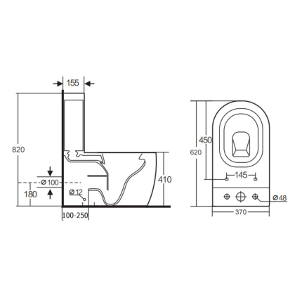 Унитаз-компакт Minotti Avanti