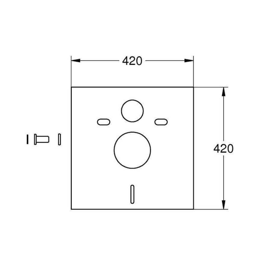 37131000 *Звукоизоляционный комплект для систем инсталляции GROHE Rapid SL