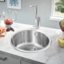 31720SD0 Мойка GROHE K200 Sink круглая с одной чашей, нержавеющая сталь