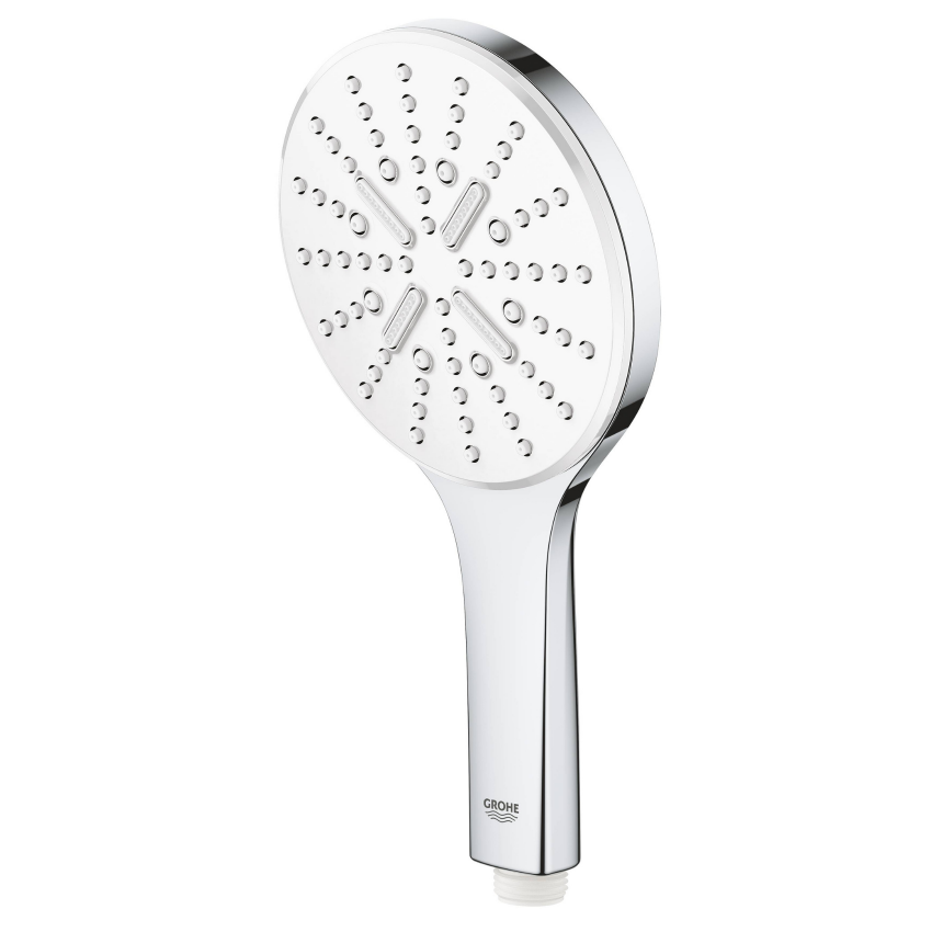 26574LS0 Ручной душ GROHE Rainshower SmartActive 130, 3 вида струй, белая луна