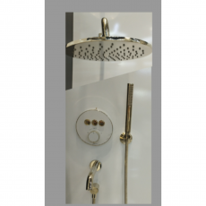 Душевая система скрытого монтажа Minotti Elegante Champagne Gold